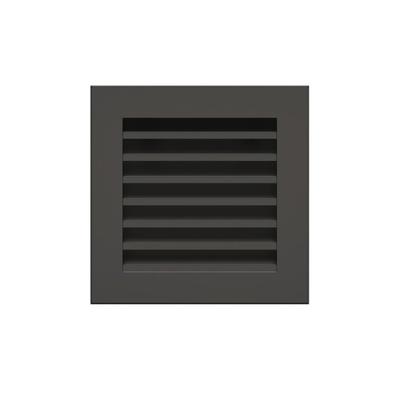 OutInFire Schwarzes Kaminlüftungsgitter – Hide 17x17