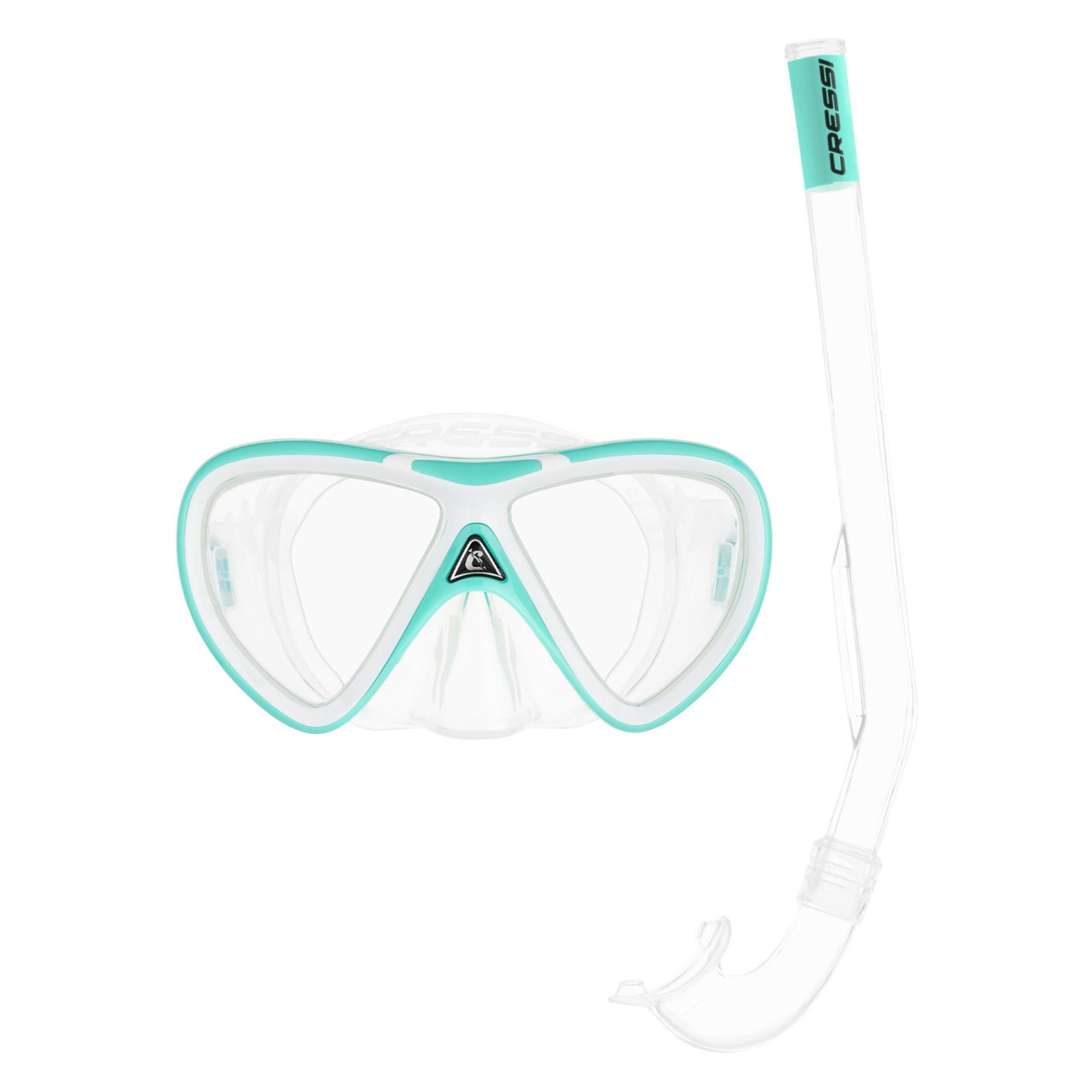 Cressi Mini Peg + Mini Island Schnorchel-Kombiset (DM569130)