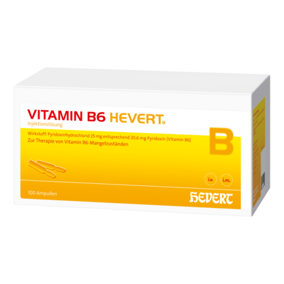 Hevert-Arzneimittel GmbH & Co. KG VITAMIN B6 HEVERT Ampullen 100X2 ml 03920008