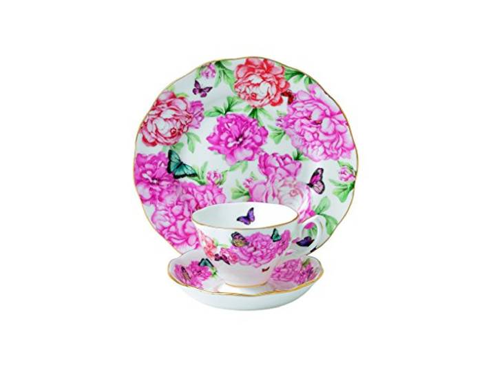Royal Albert Miranda Kerr For Gratitude 3-teiliges Set (Teetasse, Untertasse und Teller, 20,3 cm)