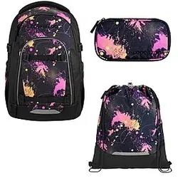 Coocazoo Mate Colour Drift Schulrucksack Set 3tlg