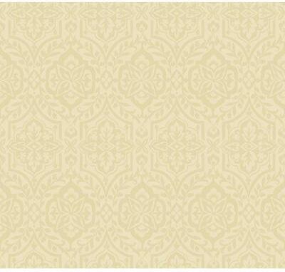 York Wallcoverings Cathedral Damask Gold Wallpaper