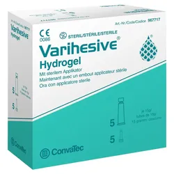 Varihesive Hydrogel mit Applikator 5X15 g