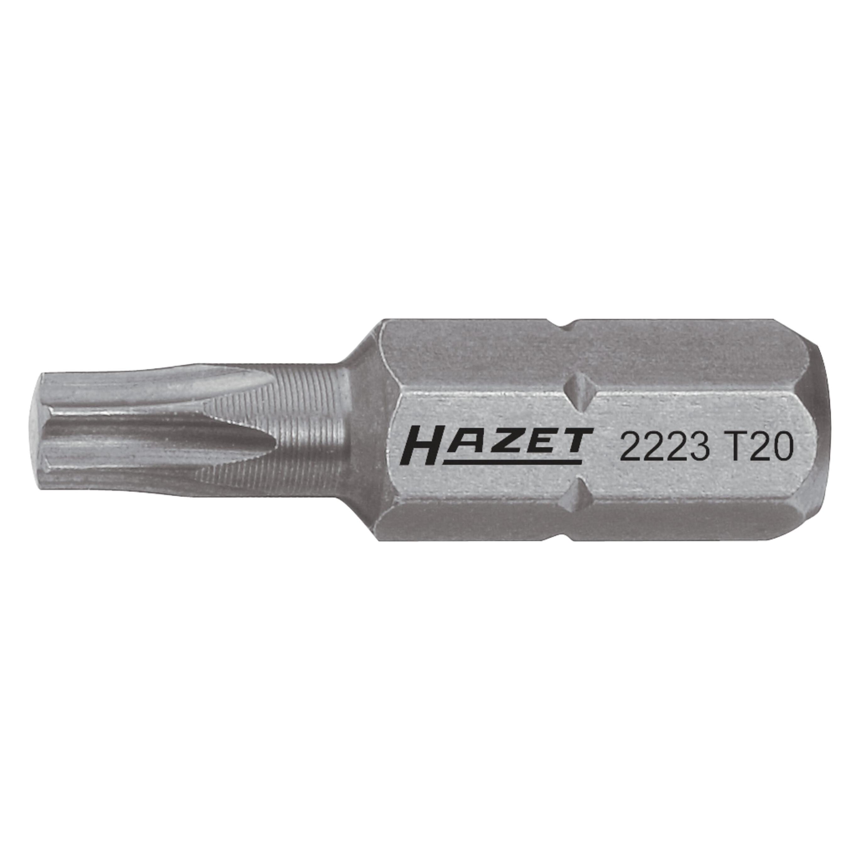 Hazet Bit 2223-T40 Sechskant6,3 (1/4 Zoll) Innen TORX Profil T40 (2223-T40)