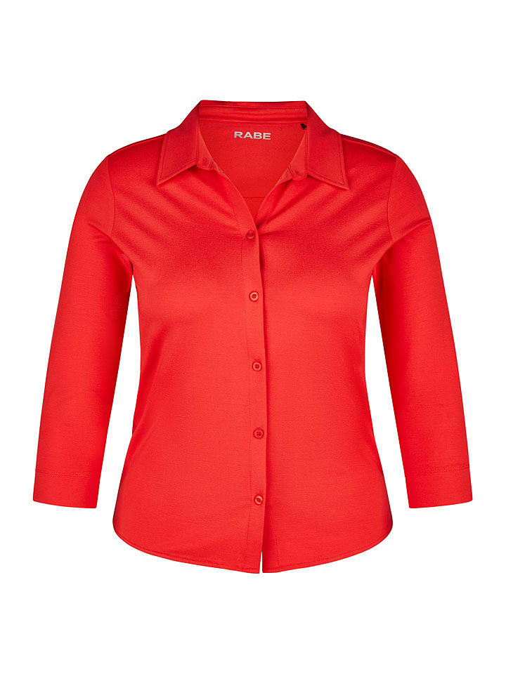 Rabe Bluse in Rot - 42