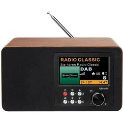 Albrecht DR 863 (DAB+, Bluetooth), Radio, Schwarz, Braun