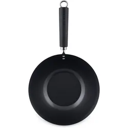Ken Hom Wok   Karbonstahl mit Antihaftbeschichtung  Ø 27 cm