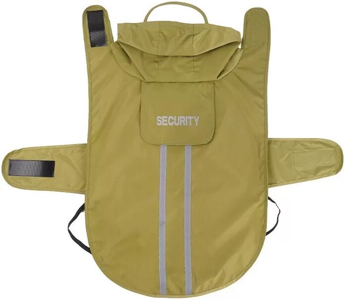 INF Reflektierender, schnelltrocknender Hunde-Regenmantel aus Polyester für Spaziergänge XL