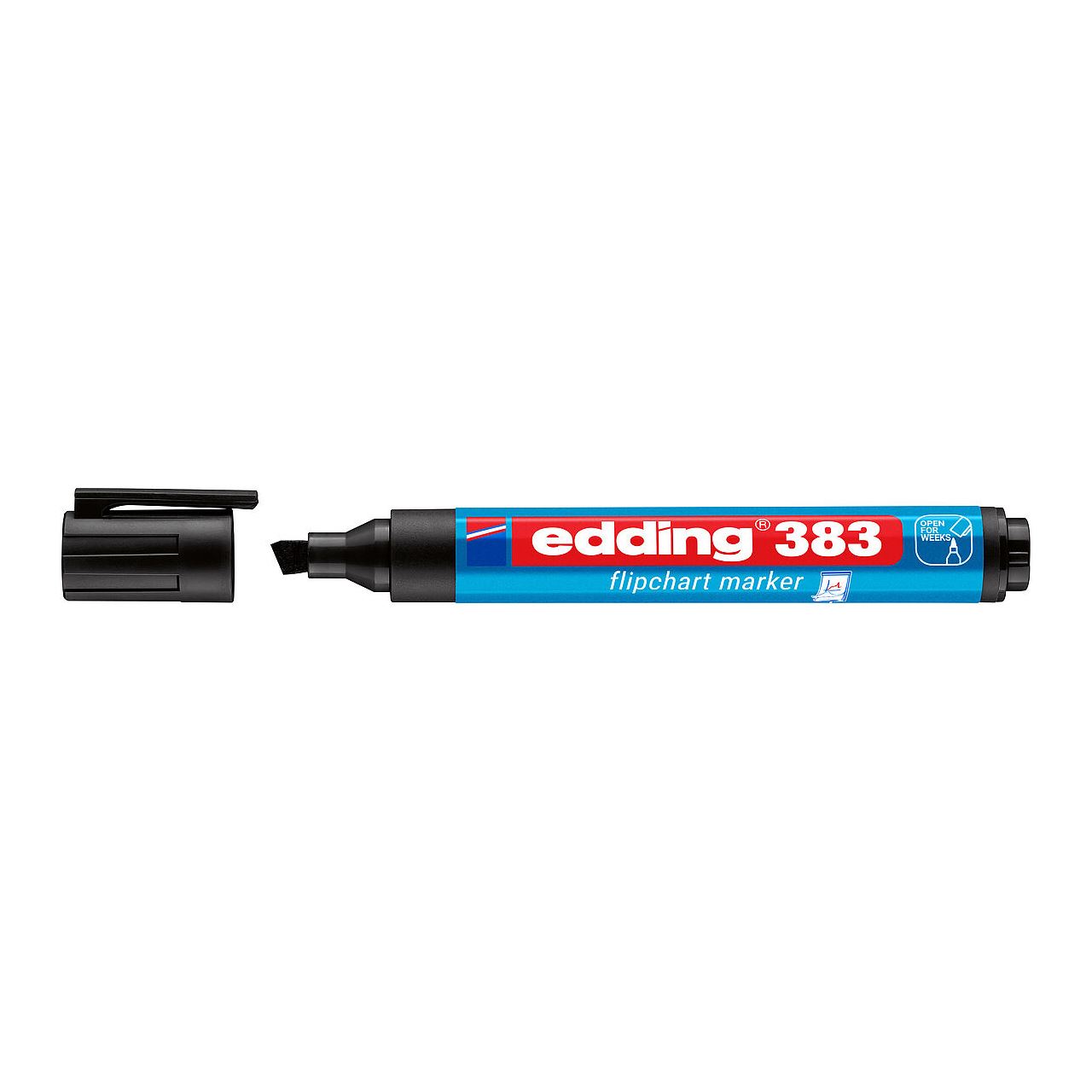 edding 383 Flipchart-Marker schwarz 1,0 - 5,0 mm, 10 St.
