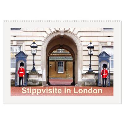 Stippvisite in London (Wandkalender 2026 DIN A2 quer), CALVENDO Monatskalender