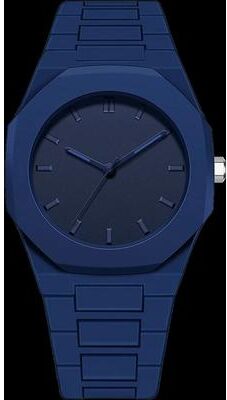Uplift Picks TOMI Minimalist Mens Quartz Watch Simple Style Casual Wristwatch blue