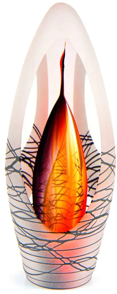 Spirit Urn Ornament met Vlammotief