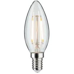 Paulmann PLUG & SHINE LED Filament Kerzenform C35, 24V DC, E14, 2W 3000K 160lm, Klarglas, dimmbar PAUL-330028741