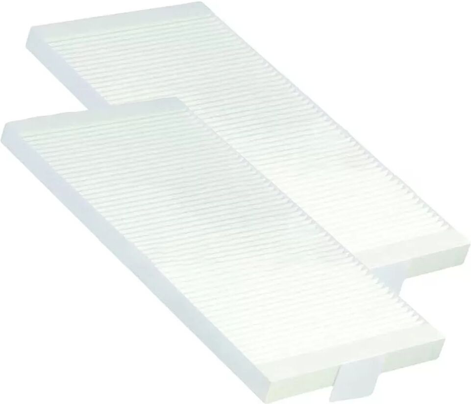 INF Ersatz-Luftfilter kompatibel mit Stiebel Eltron Tecalor – Weiß, Polyurethan + Aktivkohle, 37.2cm x 18.4cm, Packung 2