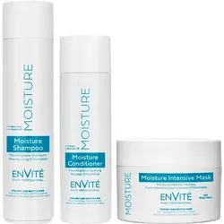575ml dusy professional Envité Moisture Typical Set (Shampoo 250ml + Conditioner 200ml + Mask 125ml)