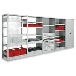 META Regalbau 3072 Seitenwand Stahl verzinkt Verzinkt