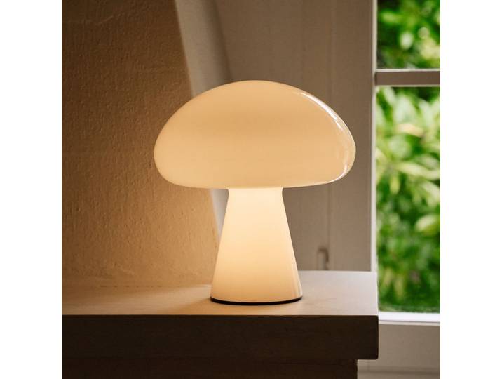 Obello Portable Tischleuchte - GUBI - Terrasse - Design - Glas - Einflammig