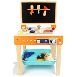 Topbright Toys Top Bright Wood/Plastic 150181 2 In 1 Workbench & Desk For 36M+