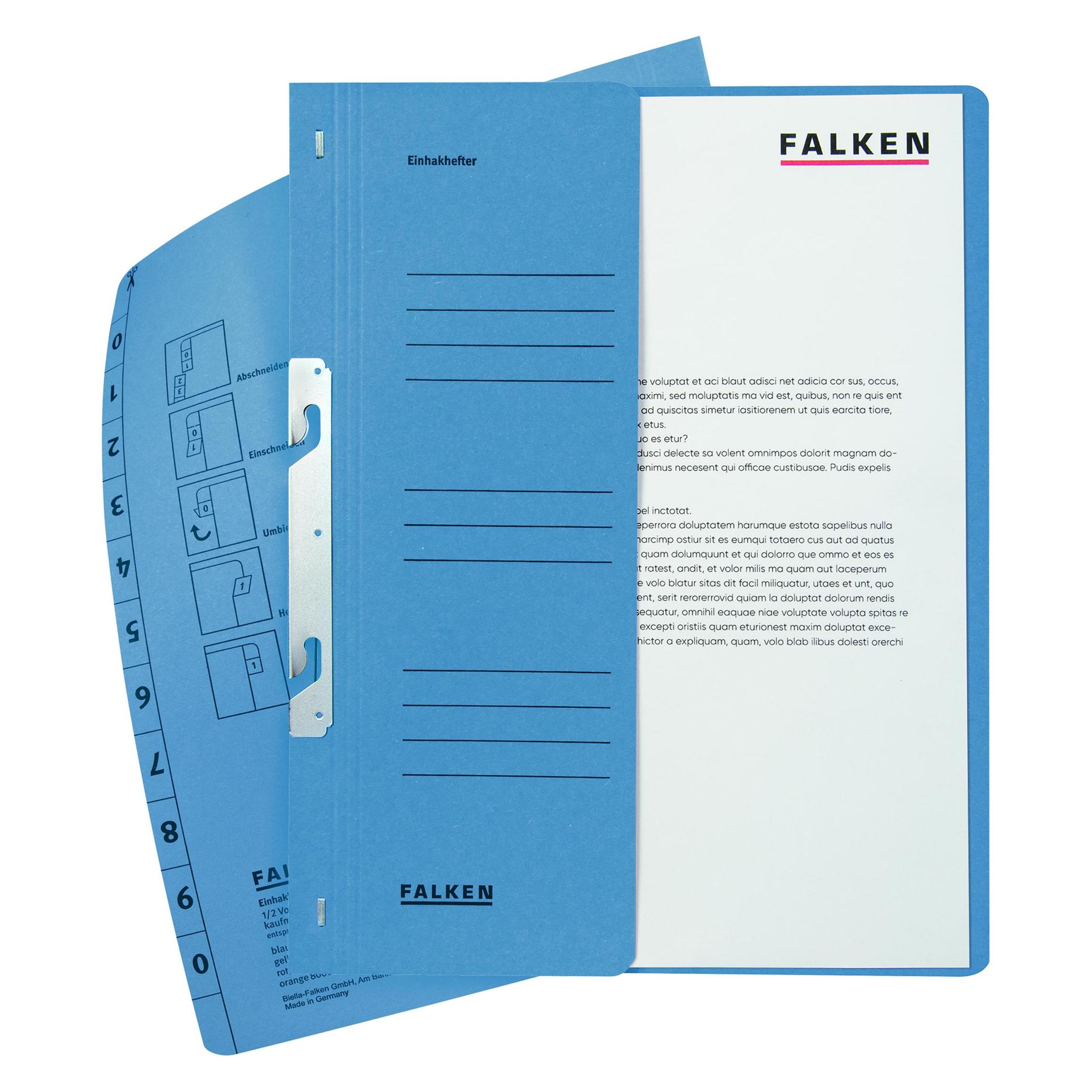 Falken Schnellhefter 1/2 Deckel (A4) (80003999)