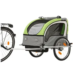 FISCHER 86388 Kinder-Fahrradanhänger Komfort, Fahrradanhänger
