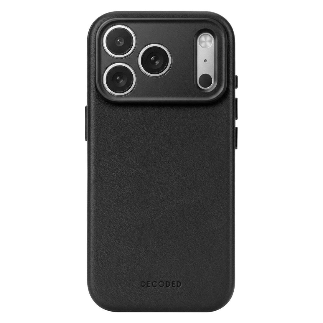 Decoded Leather Backcover for iPhone 18 Pro Max Black (Apple iPhone 17 Pro Max, Apple iPhone 18 Pro Max) (D27IPO18PMBC1BK)
