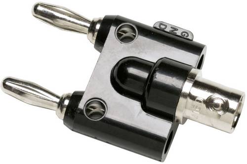 Fluke BP880 Messadapter BNC-Buchse - Bananenstecker 4mm stapelbar Schwarz