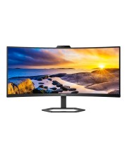 Philips 34E1C5600HE 5000 Series LED-Monitor Curved 86,36 cm 34" 3440 x 1440 WQHD @ 100 Hz VA 300 cd/m² 3000:1 4 ms HDMI DisplayPort USB-C Lautsprecher Textured Black (34E1C5600HE/00)