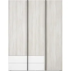 DREHTÜRENSCHRANK BERGAMO 150/195/50cm 3-türig Eichefarben