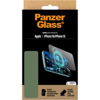 Gaming Displayschutz Ultra-Wide Fit, Schutzfolie transparent, iPhone 16 / 15, EasyAligner