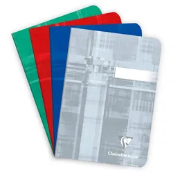 Clairefontaine 10x Oktav-Heft A6, 48 Blatt kariert 90g - Sortiert 3642C