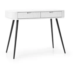 KONSOLENTISCH ZENZERO 103/80/49 cm mit Schubladen, Weiß