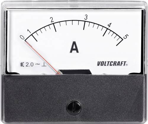 VOLTCRAFT AM-70X60/5A AM-70X60/5A Einbau-Messgerät AM-70X60/5A 5A Dreheisen