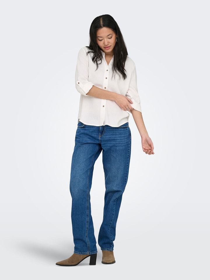 ONLY Bluse in Creme - S