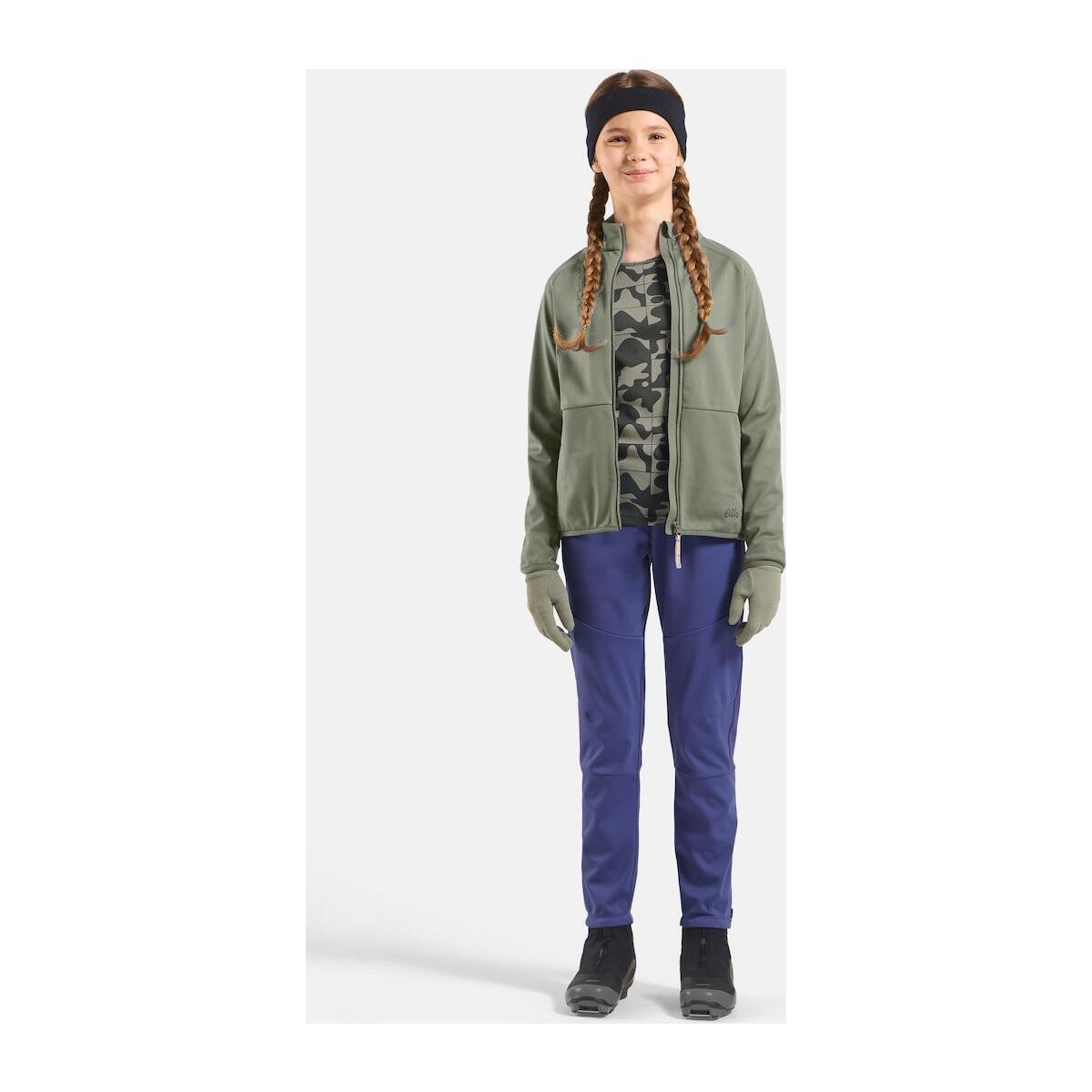 Odlo The Essentials Warm Kids' Cross-country Jacket shadow (10876) 140 612729-10876-140