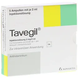 Tavegil Injektionslösung 2 mg/2 ml Ampul 5X2 ml