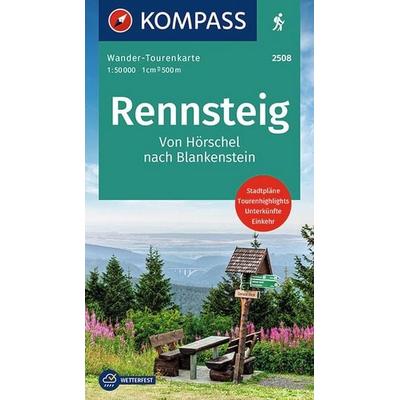 KOMPASS Wander-Tourenkarte Der Rennsteig 1:50.000, Sonstige von , KOMPASS Freytag & Berndt, 978-3-99121-303-1