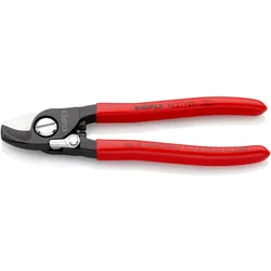 Knipex, Bolzenschneider + Seitenschneider, Kabelschere L.165mm m.Öffnungsfeder brüniert Griffe Kunststoff überzogen 1-Komponenten / mit Kuns... (165 mm)