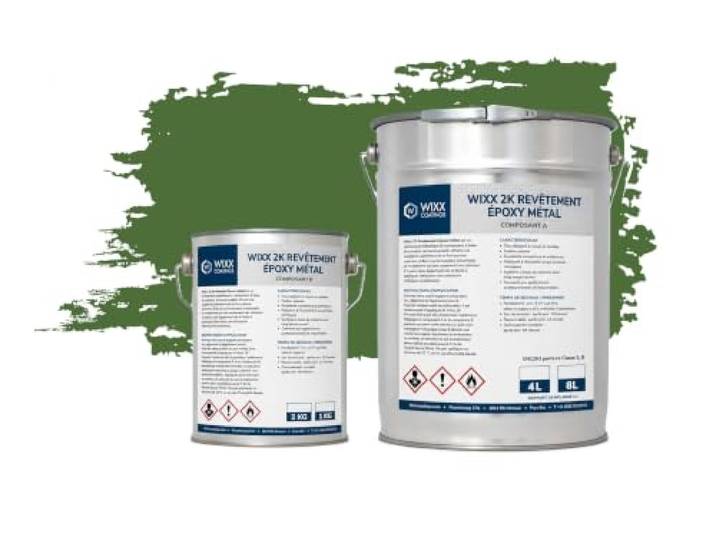Wixx 2K Epoxy Metaalcoating - RAL 6010 Grasgroen - 5L