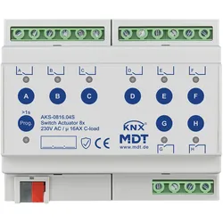 MDT Schaltaktor KNX REG 5TE 8-fach 16A 230V AKS-0816.04S