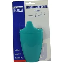 EINNEHMEBECHER m.Griff+Deckel 4mm grün 1 St