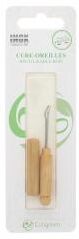 Estigreen Cure-Oreilles Réutilisable Inox & Bois - Blister 1 cure-oreilles