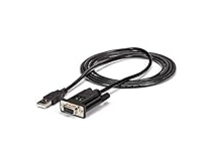 StarTech Adaptateur USB vers Série RS232 1,8m, DB9 DCE, FTDI (ICUSB232FTN)