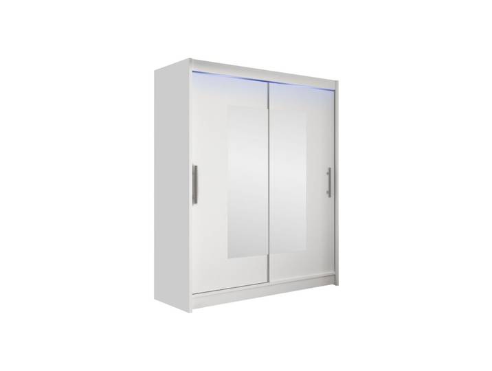 SCHWEBETÜRENSCHRANK Westa III, mit RGB LED Beleuchtung