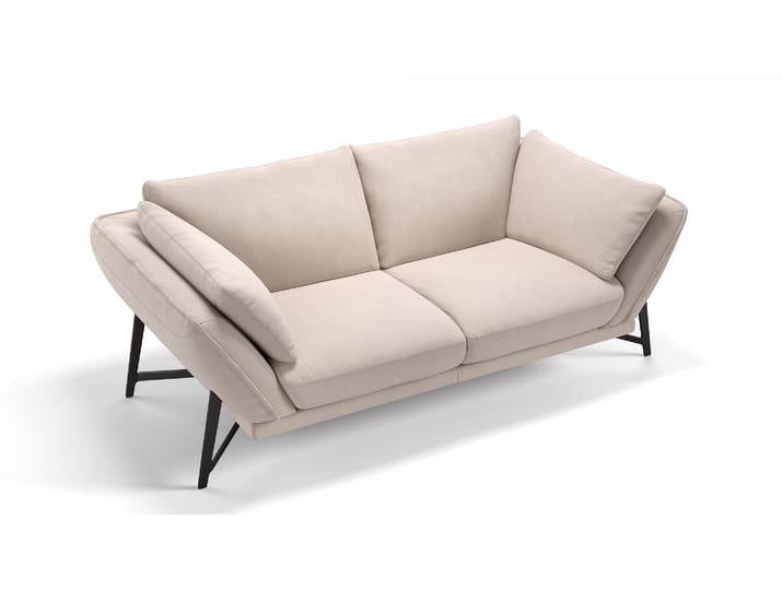 Stoff Sofa 2-Sitzer ESTELLA Hochwertige Luxus Couch