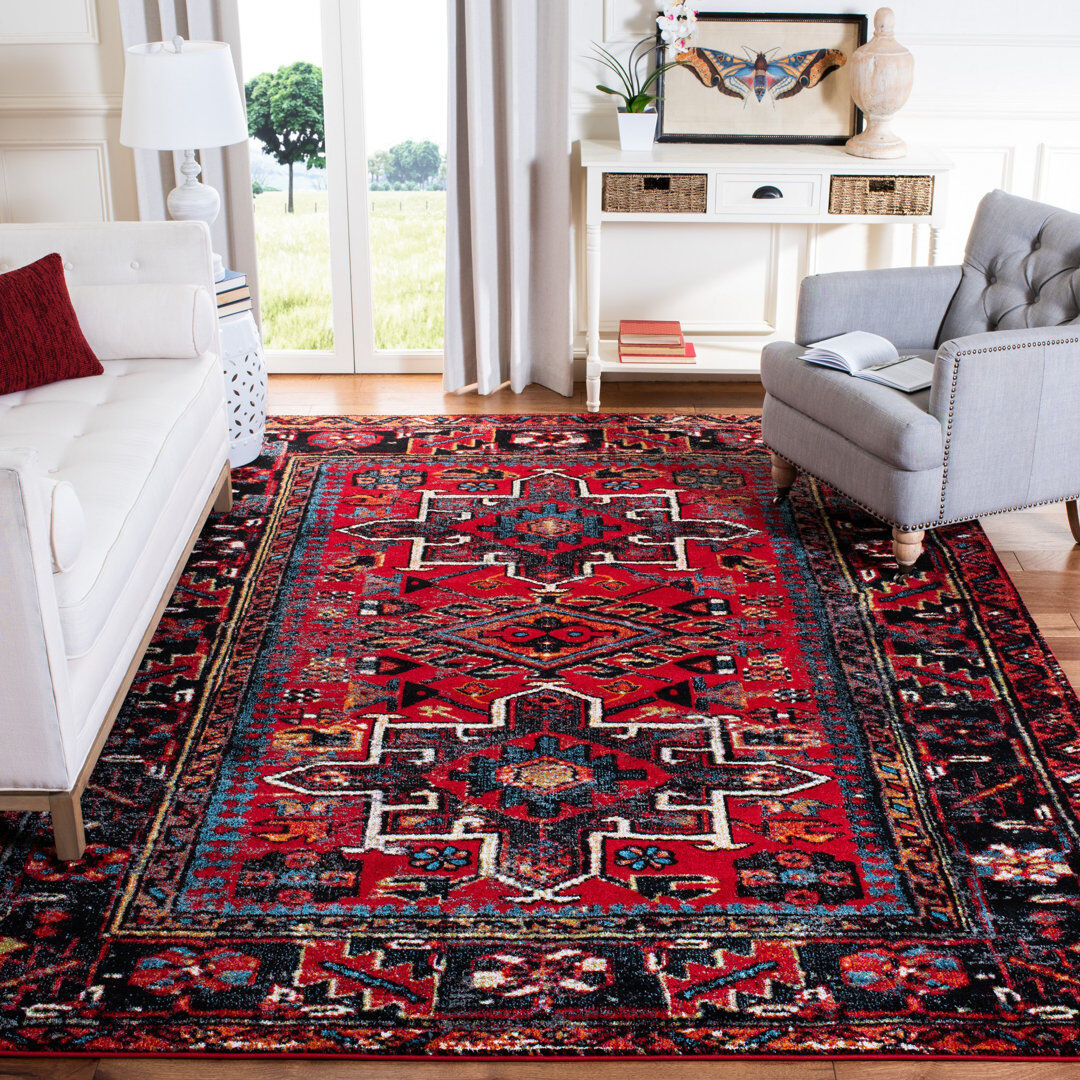 Langley Street Kristina Moroccan Area Rug Red Rectangle 274 x 366 cm