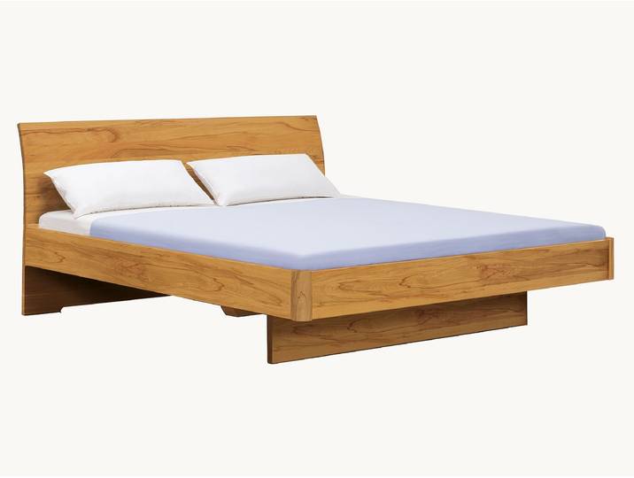 Schwebebett Nocellara - Buche geölt - 49 cm - 180x200 cm