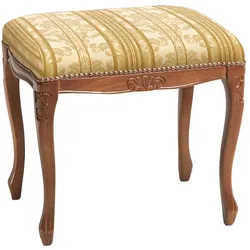 Sitzhocker Beistellhocker in italienischem Design mit Streifenmuster