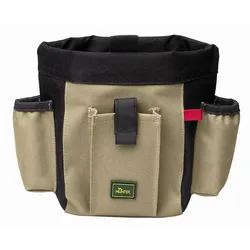Hunter Profi Gr.L schwarz/beige | 22x 18,5 cm Gürtel-Hundetasche