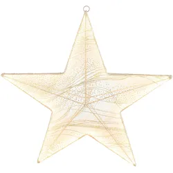 Dekostern Stella Goldfarben/Transparent