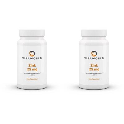 Zink 25 mg Tabletten 2x 2x365 St